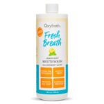 Premium Oxyfresh Lemon Mint Fresh Breath Mouthwash ? Oral Rinse for Bad Breath ? SLS & Fluoride Free Mouthwash ? Alcohol Free, Gentle Non Burning Mouthwash with Xylitol & Essential Oils, 16 oz