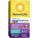 Renew Life Kids Probiotic Gummies, Supports Digestive & Immune Health, Prebiotics & Probiotics, Raspberry, 30 Gummies - Image 8