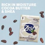 Zest Bar Soap - 8 Bars - Enriched With Cocoa Butter And Shea for Ultra Moisturizing Cleansing - Leaves Your Body Feeling Silky Smooth And Deeply Moisturized - Image 5