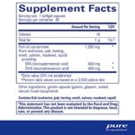 Pure Encapsulations O.N.E. Omega - Fish Oil Supplement for Heart Health, Joints, Skin, Eyes, and Cognition* - Fish Oil Concentrate with EPA and DHA - 30 Softgel Capsules - Image 2