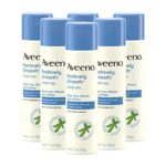 Aveeno Positively Smooth Moisturizing Shave Gel with Soy, Aloe, and Vitamin E to help Prevent Nicks, Cuts and Razor Bumps, Lightly Fragranced, Pack of 6, 7 oz each