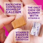 Viactiv Calcium +Vitamin D3 Supplement Soft Chews, Caramel, 60 Chews - Calcium Dietary Supplement for Bone Health - Image 4