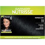 Garnier Nutrisse Nourishing Hair Color Creme, 11 Blackest Black (Packaging May Vary) - Image 8