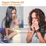 Doctor's Best Vitamin D3 2500IU with Vitashine D3, Non-GMO, Vegan, Gluten & Soy Free, Regulates Immune Function, Supports Healthy Bones, 60 Count - Image 6