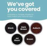 Hair Illusion Black Real Hair Fibers for Thinning Hair - 100% Natural Texture, Non Synthetic Hair Fibers - Bald Spot Cover Up for Women & Men - 18 Gram - Image 7