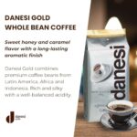 Danesi Caffe Italian Coffee Beans - Whole Roasted Coffee Beans for Espresso - Espresso Coffee Beans & Medium Roast Whole Bean - Coffee Bean - Coffee Beans Espresso - Coffee Whole Bean - Gold (2.2lb) - Image 3