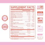 Zhou Hairfluence, Hair Growth Supplement with Clinically Studied Lustriva and Keranat and Hair Vitamins Biotin 5000mcg, Vitamin D, A, C & B12, Non-GMO, Gluten Free, 60 VegCaps - Image 3