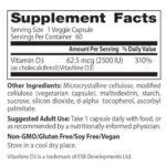 Doctor's Best Vitamin D3 2500IU with Vitashine D3, Non-GMO, Vegan, Gluten & Soy Free, Regulates Immune Function, Supports Healthy Bones, 60 Count - Image 7