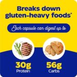 Enzymedica, GlutenEase Extra Strength, Maximum Potency Digestive Enzymes, Supports Gluten & Casein Intolerance, 60 Count - Image 4