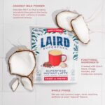 Laird Superfood Instant Latte Sweet & Creamy, Non-Dairy, Superfood Creamer, Gluten Free, Non-GMO, Vegan, 16 oz. Bag, Pack of 1 - Image 4