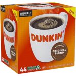 Dunkin' Donuts 2091512 Original Blend Coffee K-Cup Pods Medium Roast 44/Box (006933) - Image 2