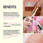 Winky Lux Glimmer Balm, pH Lip Balm, Color Changing Lipstick and Tinted Lip Balm, Vegan & Cruelty Free Lip Balm, Hydrate & Plump, Pink Shimmer Lipstick, Unicorn - Image 3