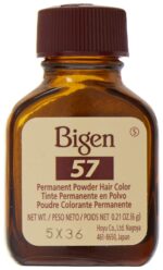 Bigen Powder Hair Color #57 Dark Brown 0.21oz (2 Pack) - Image 2