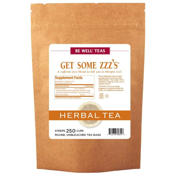 The Republic of Tea, Get Some Zzz?s ? No. 5 Herb Tea for Rest, No Caffeine, 250 Tea Bags