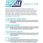 Epsoak Epsom Salt 5 lbs. Magnesium Sulfate USP - Image 7