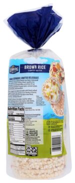 Lundberg Gluten-Free Brown Rice Organic Rice Cakes Lightly Salted -- 8.5 oz - Image 2