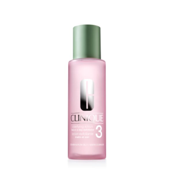 Clinique 3-Step Clarifying Lotion Face Exfoliator For Combination Oily Skin Types, Combination Oily Skin, 6.7 fl. oz.