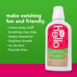 Hello Natural Watermelon Flavor Kids Fluoride Free Rinse, Alcohol Free, Vegan, SLS Free, Mouthwash for Kids Age 6 and Up, 16 Fl Oz (Pack of 3) - Image 4