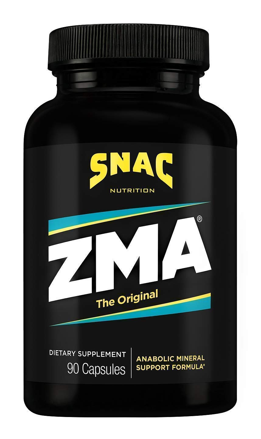 61Mp1Tu41zL.jpg SNAC ZMA The Original Recovery & Sleep Supplement, Promotes Muscle Recovery, Immune Support & Restorative Sleep with Zinc, Magnesium & Vitamin B6 (90 Veggie Capsules) - Image 1