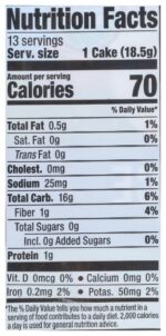 Lundberg Gluten-Free Brown Rice Organic Rice Cakes Lightly Salted -- 8.5 oz - Image 3