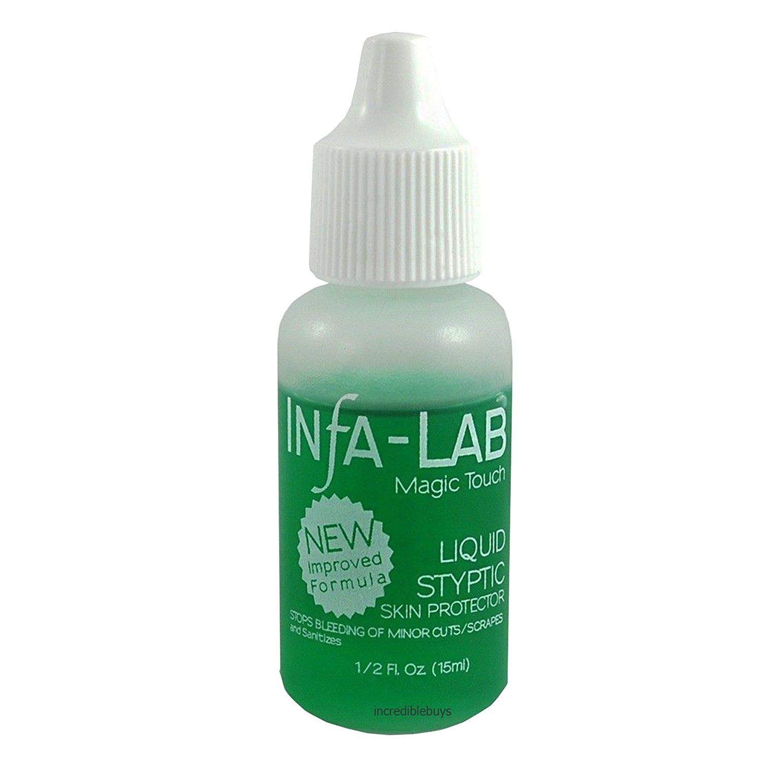 61fpxdDSu2L.jpg Infa-Lab MAGIC TOUCH Liquid Styptic Nails Stop Bleeding Skin Protector InfaLab - Image 1