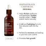 Kreyol Essence - 3.4 Oz Original Haitian Black Castor Oil - Hair growth, Thicker Brows and Longer Eyelashes, Natural Ingredients - Image 4
