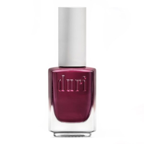 duri Nail Polish, 323 Sangria, Red Metallic Shimmer, Semi Sheer Coverage, Quick Drying, Lasting, 0.45 FL Oz Cosmetics