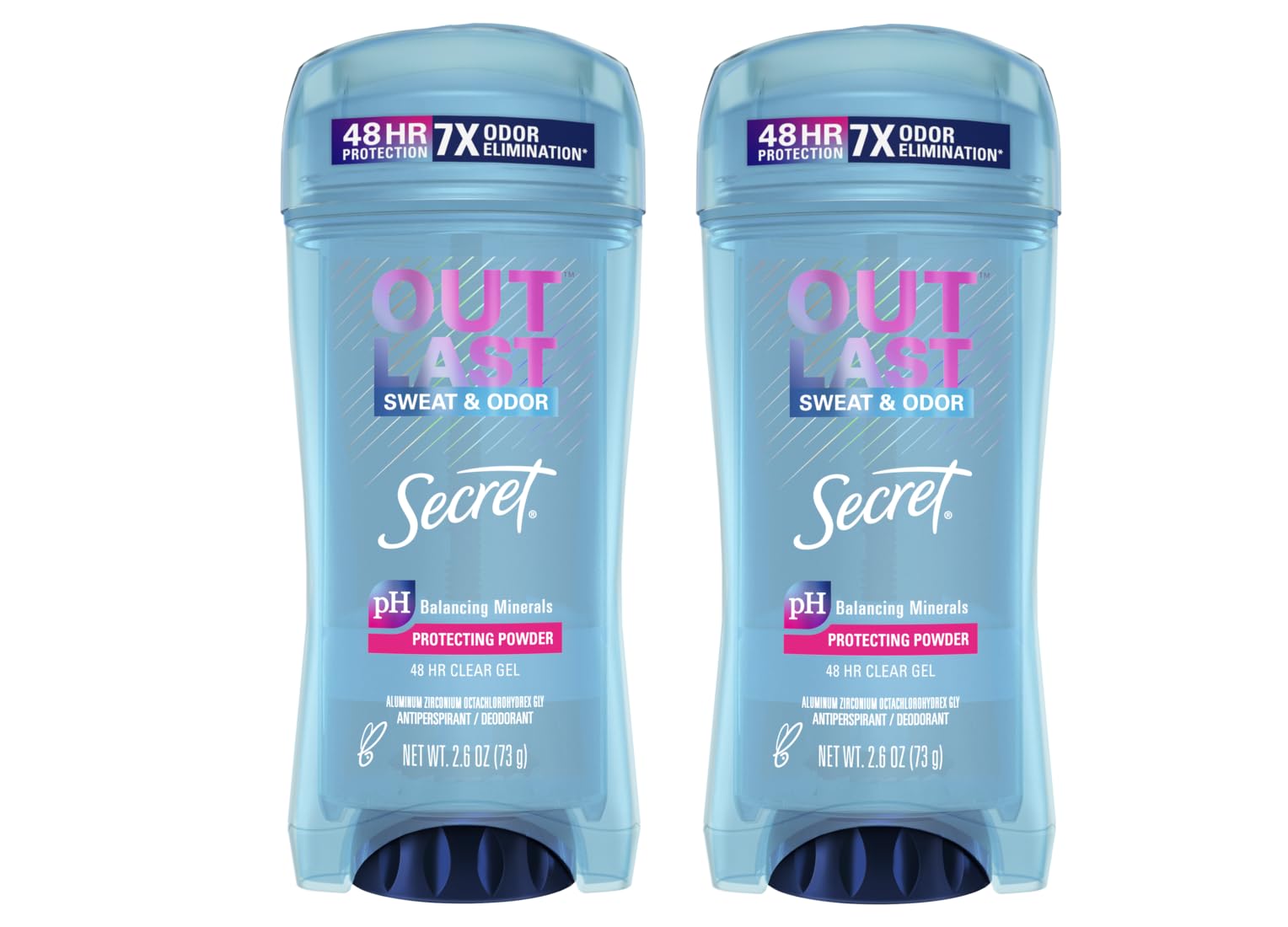 61qQikXUxL.jpg Secret Anti-Perspirant Clear Gel, Fights, 2.6 Ounce (Pack of 2) - Image 1