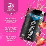 EFX Sports Karbolyn Fuel | Fast-Absorbing Carbohydrate Powder | Carb Load, Sustained Energy, Quick Recovery | Stimulant Free | 18 Servings (Strawberry) - Image 4