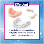 Efferdent Denture Cleanser Tablets, Complete Clean, Tablets, Multicolor, 252 Count - Image 4