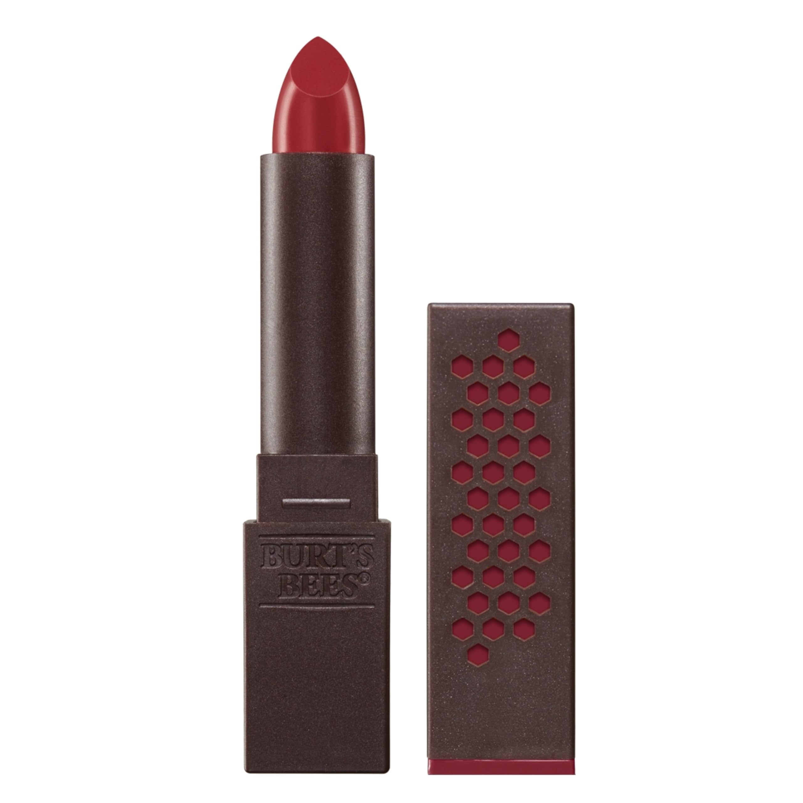 712TgUKS80L.jpg Burt?s Bees 100% Natural Moisturizing Lipstick, Crimson Coast, 1 Tube - Image 1