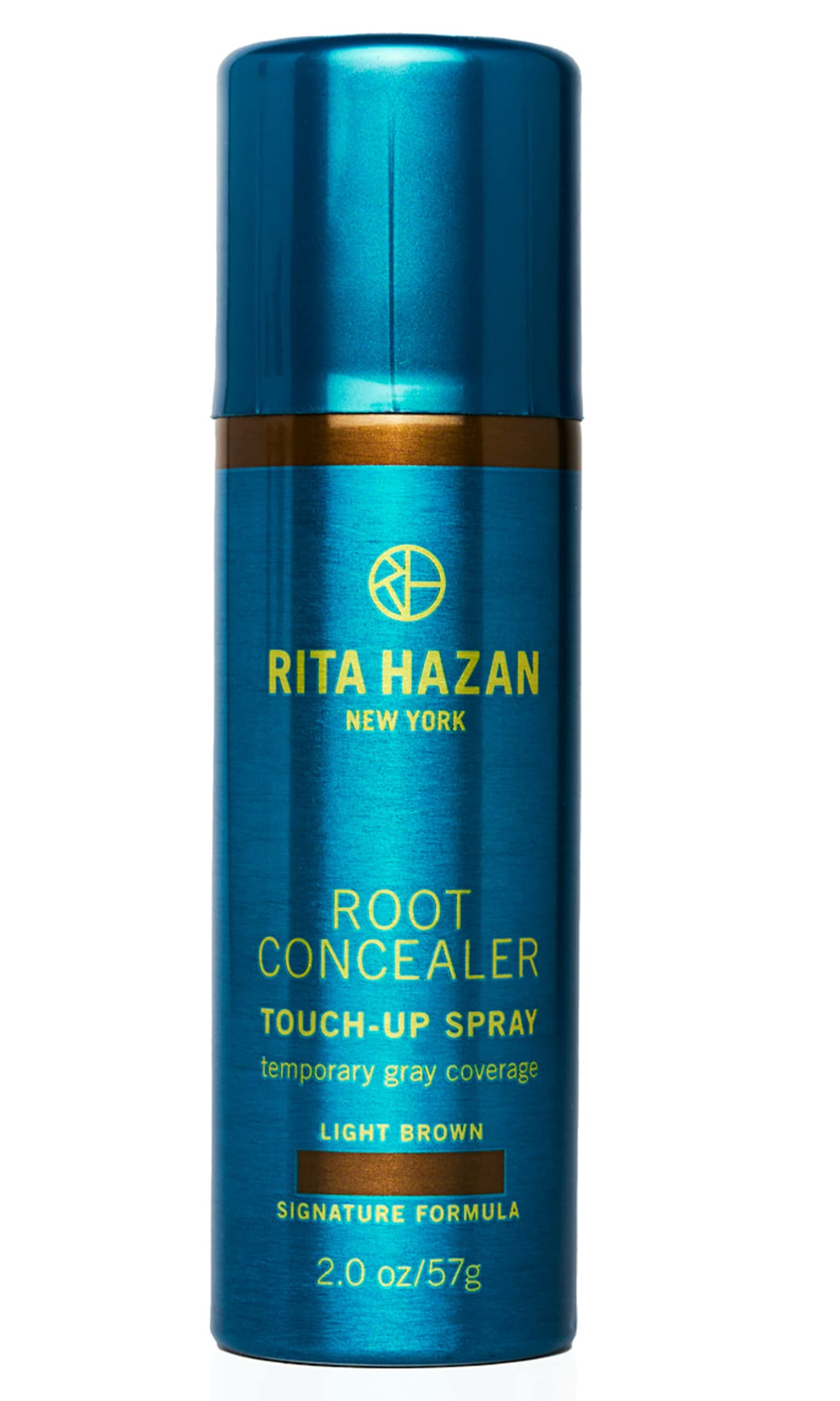 715mdMzwDyL.jpg Rita Hazan Root Concealer Touch Up Spray - Instant Spray To Cover Up Roots - Quick Drying, Water-Resistant Formula - Temporary Hair Color Spray for Gray Roots - 2 oz. Root Spray Light Brown - Image 1