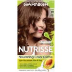 Garnier Nutrisse Nourishing Hair Color Creme 3 Packaging May Vary, 60 Light Natural Brown (Acorn)