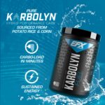 EFX Sports Karbolyn Fuel | Fast-Absorbing Carbohydrate Powder | Carb Load, Sustained Energy, Quick Recovery | Stimulant Free | 18 Servings (Neutral) - Image 3