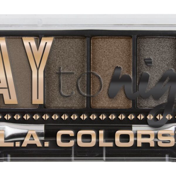 L.A. COLORS Day To Night 12 Color Eyeshadow Palette, Daylight, 0.28 Oz
