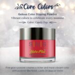 SNS Nail Dip Powder, Gelous Color Dipping Powder - Candy Pop (Red) - Long-Lasting Dip Nail Color Lasts 14 Days - Low-Odor & No UV Lamp Required - 1oz - Image 2