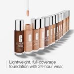 Clinique Beyond Perfecting Liquid Lightweight Full Coverage Foundation + Concealer For Dry Combination to Oily Skin Types, Honey - Image 2