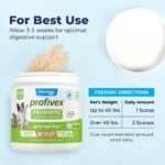 Vetnique Labs Profivex Probiotics for Dogs All Natural Dog Chews & Powder for Digestive Health Probiotic Supplements for Dogs 5 Strains of Probiotics & Prebiotics (Powder, 4.25oz) - Image 5
