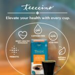 Teeccino Dandelion Caramel Nut Tea - Caffeine Free, Roasted Herbal Tea with Prebiotics, 3x More Herbs than Regular Tea Bags, Gluten Free - 25 Tea Bags - Image 4