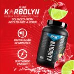 EFX Sports Karbolyn Fuel | Fast-Absorbing Carbohydrate Powder | Carb Load, Sustained Energy, Quick Recovery | Stimulant Free | 37 Servings (Cherry Limeade) - Image 4