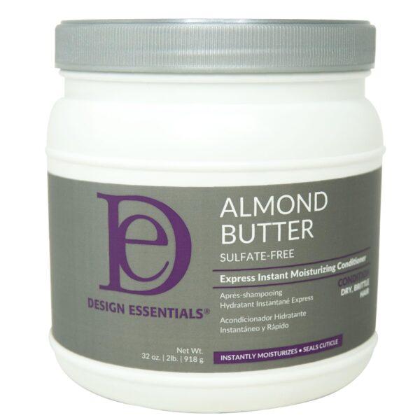 Design Essentials Almond Butter Express Instant Moisturizing Conditioner, 32 Ounces
