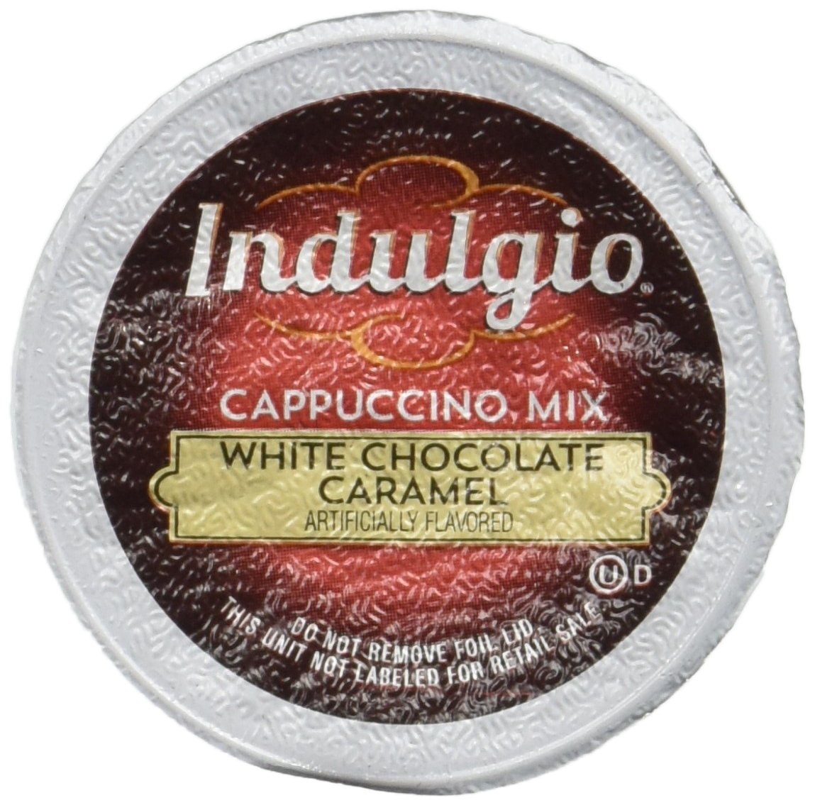 71cnDto1UQL.jpg Indulgio White Chocolate Caramel Cappuccino, 48 Count - Image 1