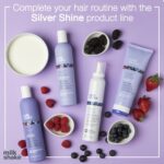 Milk_shake Silver Shine Purple Shampoo for Blonde Hair - Blonde Toner for Brassy Hair 100% SLES-Free, 10.1 Fl Oz - Image 2