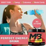 Morning Buzz Energy Powder Drink - Energy Boost Drink Mix - Sugar-Free Energy with Antioxidants - Morning Kickstart and Sports Nutrition Endurance Product - 30 Servings, Fruit Punch, 8 Ounces - Image 5