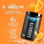EFX Sports Karbolyn Fuel | Fast-Absorbing Carbohydrate Powder | Carb Load, Sustained Energy, Quick Recovery | Stimulant Free | 18 Servings (Orange) - Image 4