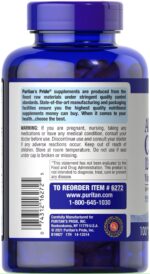Puritan's Pride Absorbable Calcium 1200 mg with Vitamin D 1000 IU, 100 Softgels - Image 2