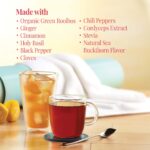 The Republic of Tea Be Active Green Rooibos Tea Get Burning - Herb Tea For Metabolism, 250 Tea Bags - Image 3