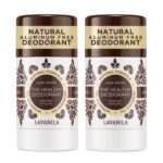 Lavanila Natural Aluminum Free Deodorant 2-Pack, Pure Vanilla - The Healthy Deodorant for Men and Women, Solid Stick (2 Ounce Each), Vegan