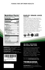 Terrasoul Superfoods Organic Barley Grass Juice Powder, 5 Oz - USA Grown | Made From Concentrated Juice | Superior to Barley Grass - Image 2