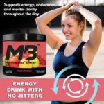 Morning Buzz Energy Powder Drink - Energy Boost Drink Mix - Sugar-Free Energy with Antioxidants - Morning Kickstart and Sports Nutrition Endurance Product - 30 Servings, Fruit Punch, 8 Ounces - Image 4
